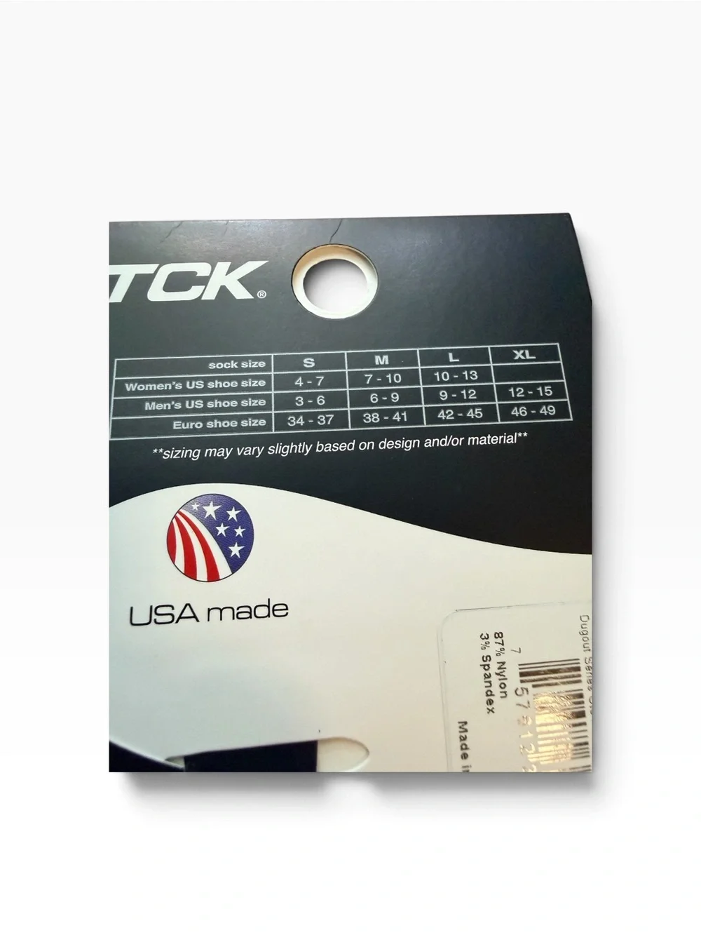 TCK Dugout Series OTC Baseball Softball Socks Navy White Scarlet Small NWT USA